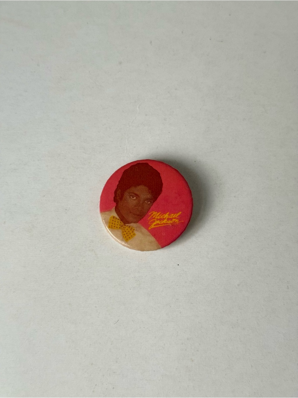 Vintage 1980s Michael Jackson Thriller Era Small Pin – Retro Music Memorabilia